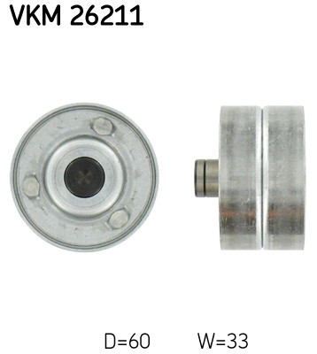 SKF Umlenk-/Führungsrolle, Zahnriemen